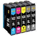 5x 16XL ATRAMENT PRE EPSON WF 2630 WF2660 WF 2750 WF 2760