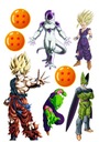 Vytlačiť SUGAR na tortu Dragon Ball Z set