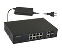 Switch PoE Pulsar SF108-90W - 8xPoE, 2xSFP, 2xGE