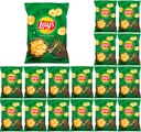 17x LAY'S LAYS Zemiakové lupienky Zelená cibuľka 40g Zelená cibuľka