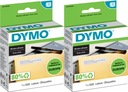 Dymo LW 11355 štítky 19x51mm 500ks biele x2