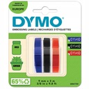 DYMO 3D páska OMEGA JUNIOR embossor 3 rolky MIX