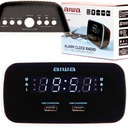 AIWA CRU-19BK RÁDIO RÁDIO 2 USB PORTY LED FM DVOJITÝ ALARM ČIERNA