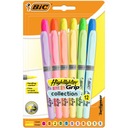 Highlighter Grip Pastelový zvýrazňovač 12 ks BIC