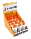 SUBITO S5 ELEKTRICKÁ VLOŽKA SVIEČKA LED SVIEČKA ORANŽOVÁ (sada 12 kusov)