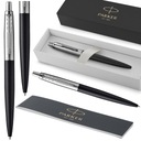 Guľôčkové pero Parker Jotter Core Bond Street Black CT, exkluzívny modrý atrament