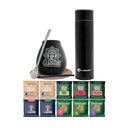 Yerba Guarani Mate set 500g Calabash 10x50 termoska