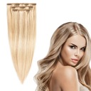 Prírodné blond vlasy na predlžovanie 53cm 60g #18/22