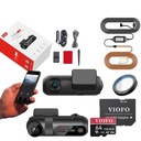 VIOFO T130 2CH-G GPS WIFI rekordér - PREDNÝ / INTERIÉR + 64 GB + ACC + CPL