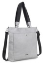 Dámska taška LUIGISANTO Eco Leather Grey Shopper