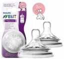 AVENT NATURAL 2x TEATLE 3m+ TROJPRÚ