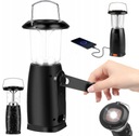 SOLAR CAMPING LAMP POWERBANK 6 LED 3 REŽIMY