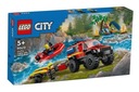 LEGO CITY 60412 TERÉNNY HASIČSKÝ NÁKLADNÝ VOZIDLO S LOĎKOU