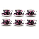 ŠÁLKY A PODŠÁLKY x6 set porcelán 250ml