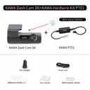 2K 1440P HD WiFi autokamera pre auto DVR kameru