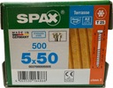 SPAX-D PALUBNÉ SKRUTKY 5x50 A2 500ks STRIEBOR