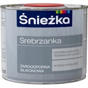 ŚNIEŻKA STRIEBORNÁ TEPLOTODOLNÁ FARBA STRIEBORNÁ 0,5L