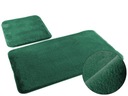 Kúpeľňový koberček Protišmykový Lombok Soft Fluffy Green 2 kusy