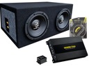 Ground Zero GZIW 200-2BR subwoofer 2x20 zosilňovač