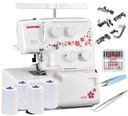 Overlock JANOME 990D + JANOME BONUS + LESKÉ NITE + IHLY