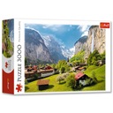 33076 KOCKY PUZZZEL 3000 KUS. LAUTERBRUNNEN, ŠVAJČIARSKO