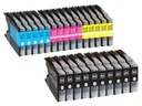 25X ATRAMENTY PRE BROTHER DCP-J725DW DCP-J925DW 10XBK