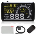 PROJEKTOR LED LCD HUD OBD2 5,5 HODINY