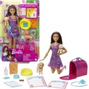 Barbie súprava na adopciu psa Bábika + 2 psíkovia + doplnky HKD86