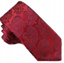 JACQUARD TIE RED bordový akcent vreckový štvorec