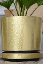 Kvetináč GOLD LACE 16 klasický, elegantný, zlatý