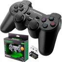 BEZDRÔTOVÝ GAMEPAD PC/PS3 VIBRATION čierny