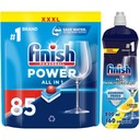 Finish Power All in One Fresh tablety do umývačky riadu 85 ks + lesk