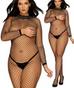 EROTICKÉ Sieťované bodystocking OPEN STEP XXL