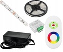 SET 3m RGB 5050 LED PÚH RF DIAĽKOVÉ DOTYKOVÉ NAPÁJANIE