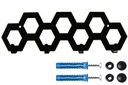Nástenný vešiak HEXAGON na šaty do predsiene