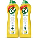 Cif Cream Lemon Milk s mikrokryštálmi 2x780g