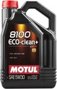 MOTUL 8100 ECO-CLEAN+ C1 5W30 FORD 934B 5L