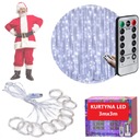 Svetelný záves 300 LED Garland Lamps 3x3 m USB studené vodiče + diaľkové ovládanie