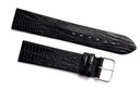 Remienok na hodinky 18MM BLACK Leather SNAKE Elegant