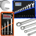 TORX KRÚŽKOVÉ KĽÚČE SET, OTVORENÉ KĽÚČE 6-22mm