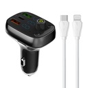 LDNIO Bluetooth 2USB FM vysielač, USB-C + kábel