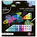 KIDEA ACRYLIC farby 24 farieb, 6 ml každá 1843