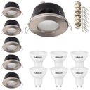 6x svietidlo Hermetické IP44 + LED GU10 4,5W