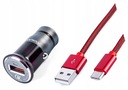 W2L83 USB NABÍJAČKA DO AUTOA ​​+USB -C KÁBEL12/24