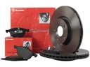 BREMBO PREDNÉ DISKY+DLOŽKY VOLVO C30 S40 II 300MM