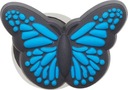 CROCS JIBBITZ CHARMS BLUE BUTTERFLY BUTTERFLY PIN