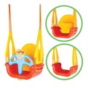 WOOPIE 3v1 bucket Swing Seat Rovné stúpajúce závesné červené