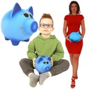 Piggy Piggy Bank veľká modrá pre chlapca xl