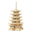 ROBOTIME DREVENÝ MODEL 3D PUZZLE ÁZIA VEŽA JAPONSKÁ PAGODA DIY 275 ks.