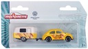 MAJORETTE Auto Volkswagen Beetle s prívesom 1:64